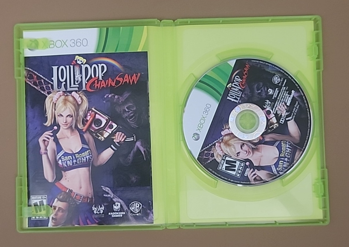 Lollipop Chainsaw 2012 Xbox 360 CIB Complete