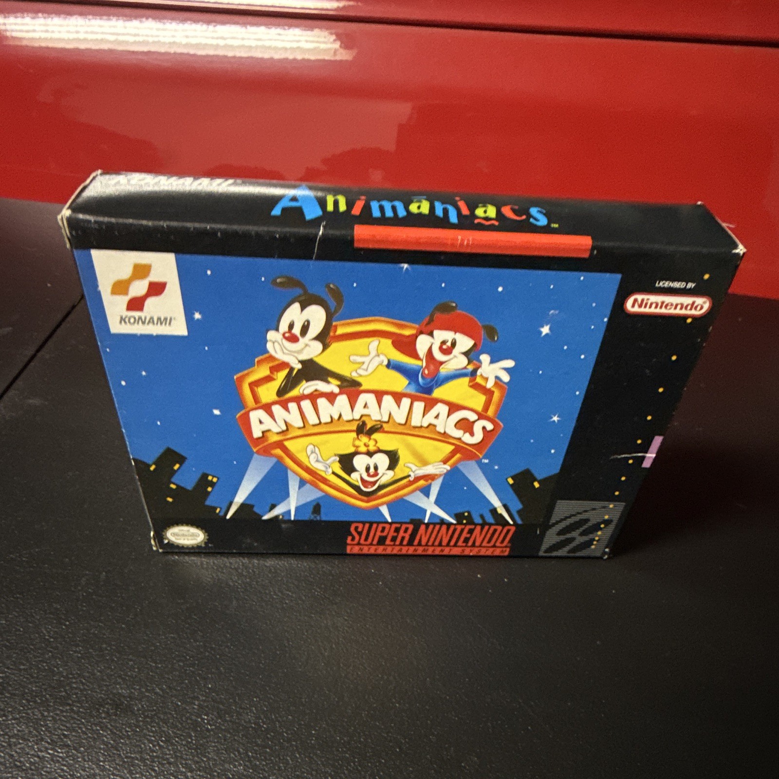 Konami Animaniacs Nintendo SNES 1994 NTSC-U/C (Box Included) (NO MANUAL)