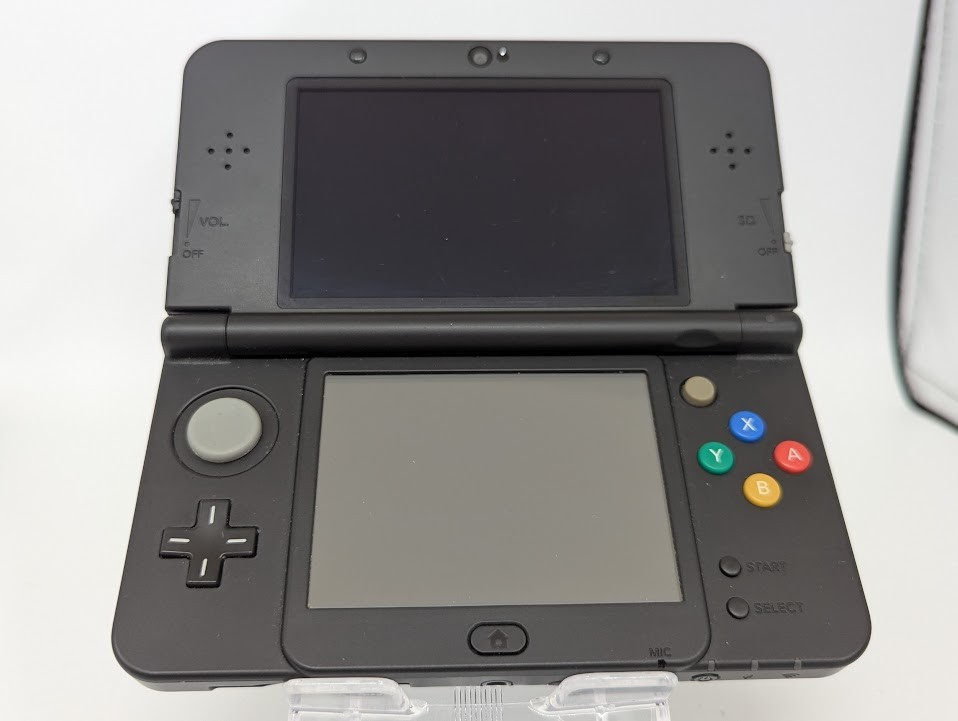 B329 Nintendo New 3DS console Black Japan w/pen fx