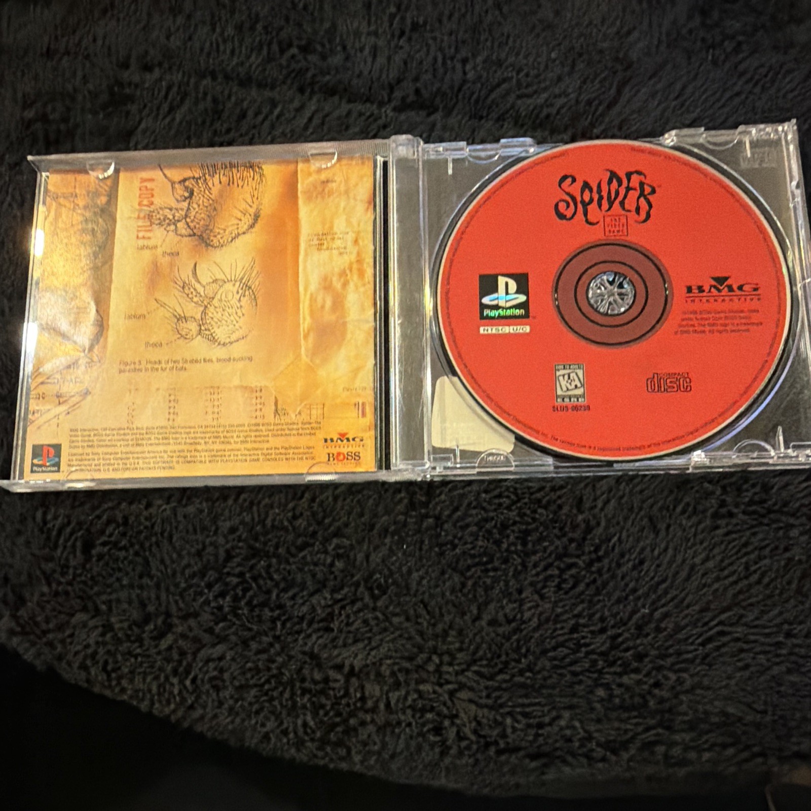 BMG Interactive Spider: The Video Game Sony PlayStation 1 Manual NTSC-U/C 1997