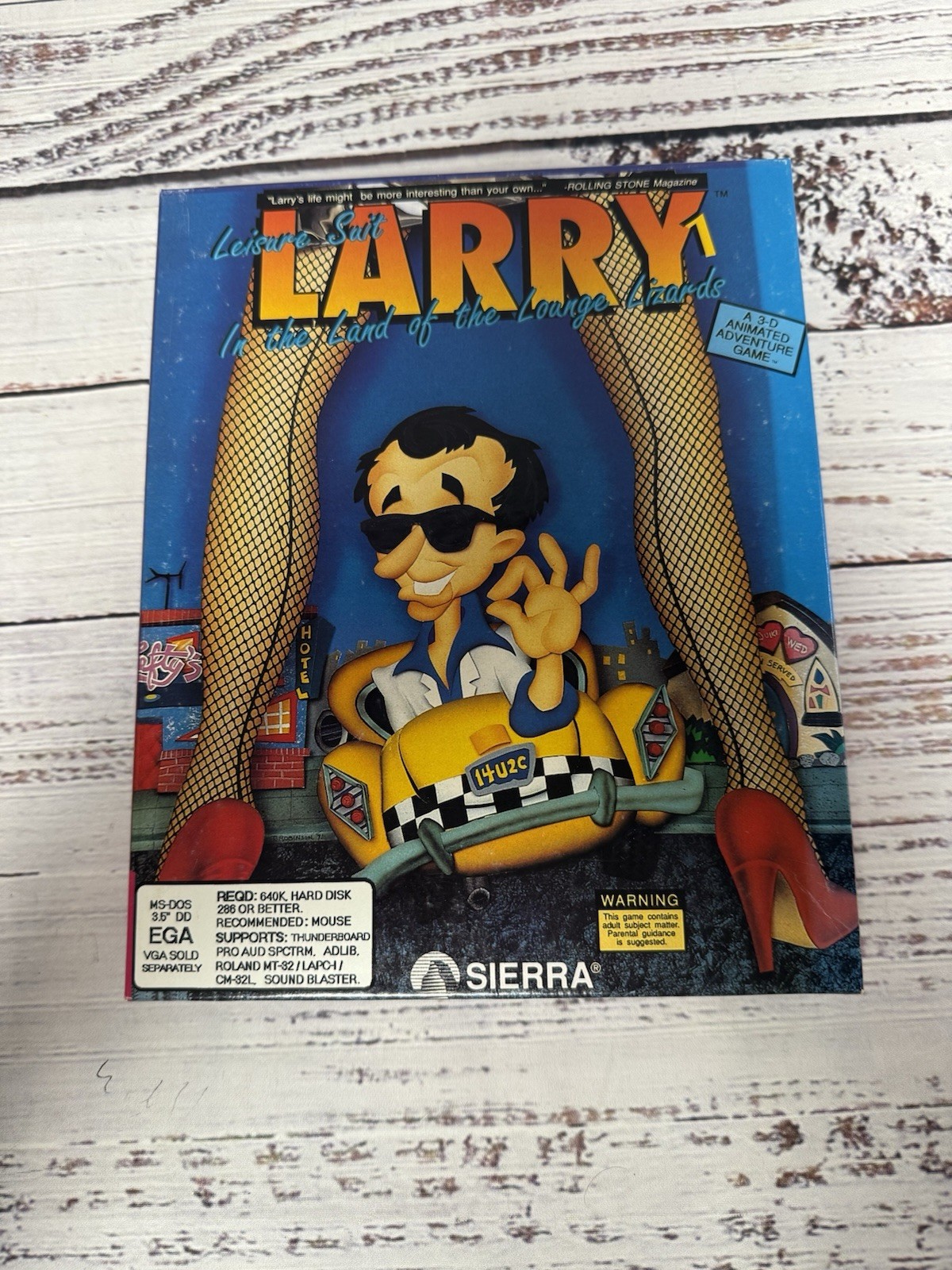 1991 Leisure Suit Larry in the Land of the Lounge Lizards, MS-DOS 3.5″
