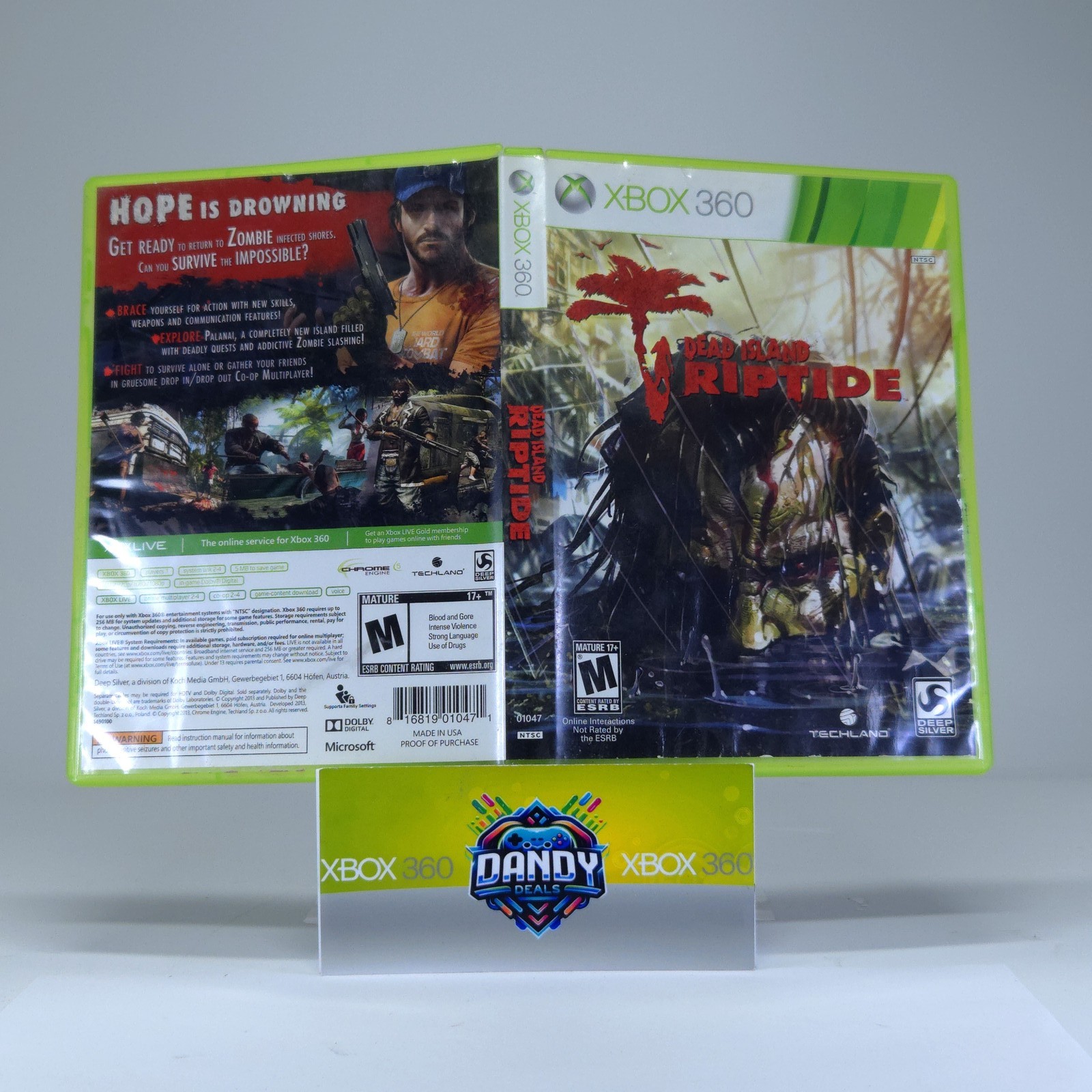 Dead Island Riptide CIB W/ Manual – Tested – Xbox 360