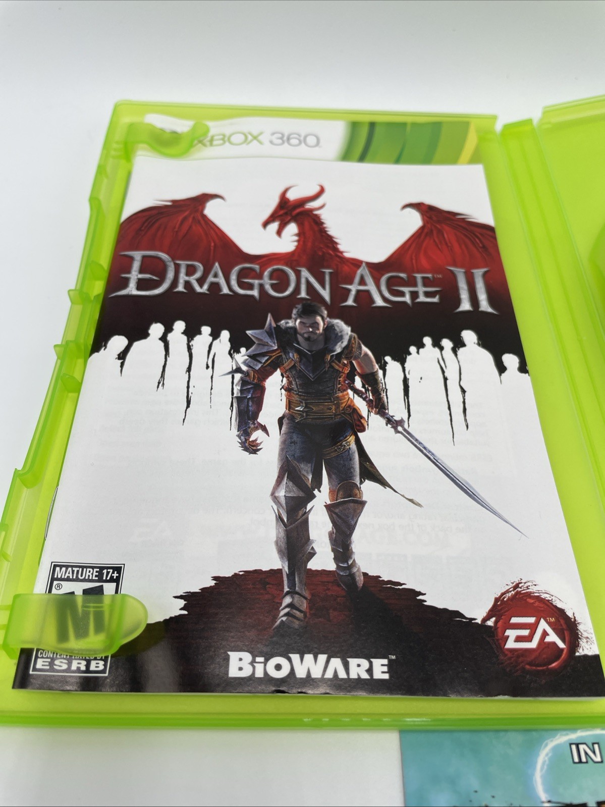 Dragon Age II (Microsoft Xbox 360, 2011) Complete CIB Tested