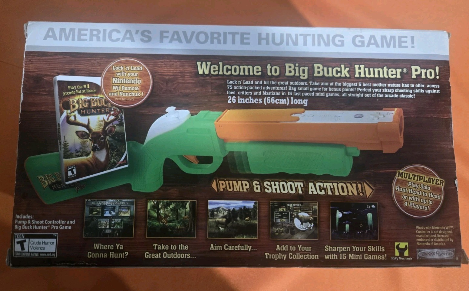 Big Buck Hunter Pro – Nintendo Wii Gun & Video Game NEW in Sealed Box