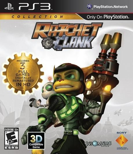 Ratchet and Clank Collection PS3 CIB Complete in Box Tested Rare OOP HTF 3 Games