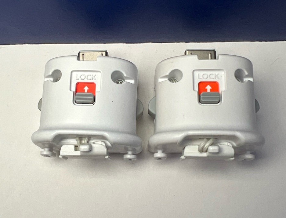 2x Genuine Nintendo Wii Motion Plus Adapters RVL-026 White
