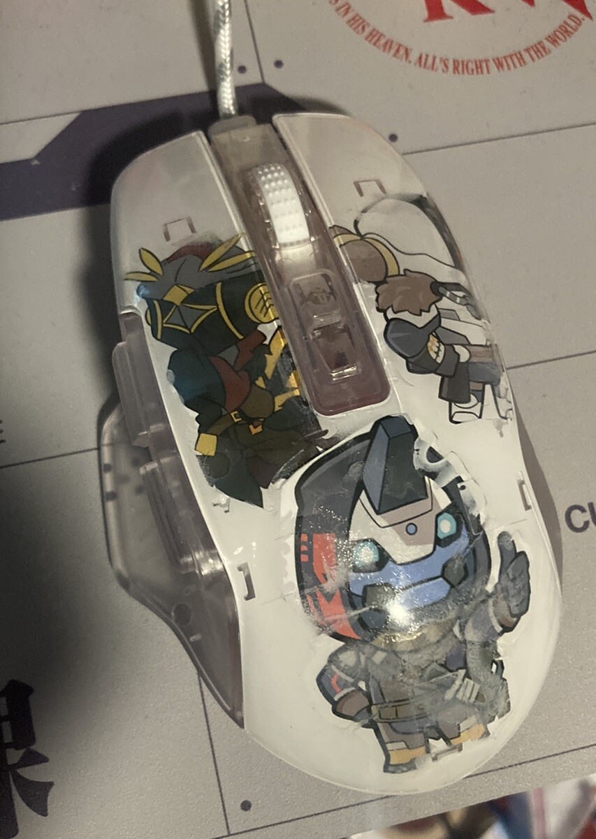 Destiny themed PC mouse AULA SC630 LED multi color