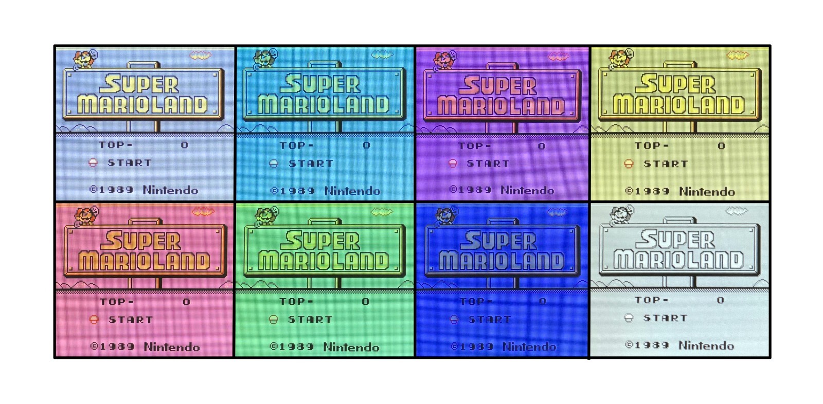 Nintendo Game Boy Color System GBC AMOLED OLED Q5 XL Touchscreen LCD TEAL Blue