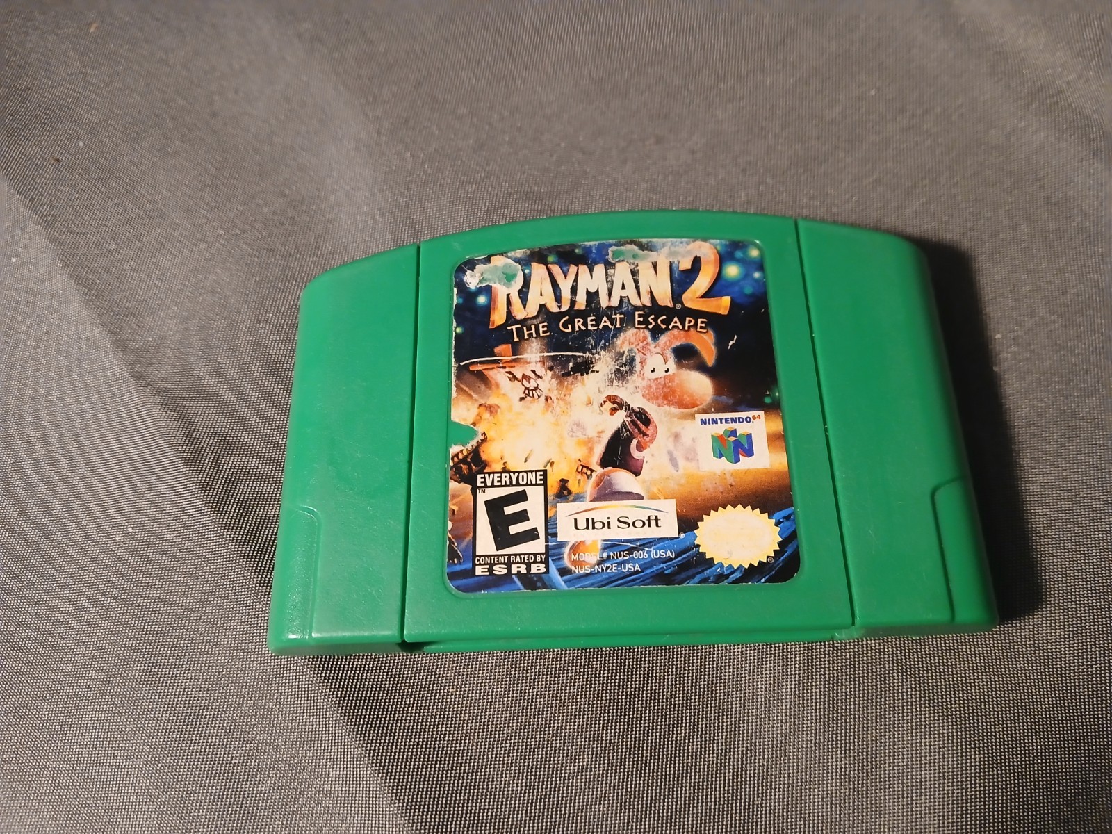 Rayman 2 The Great Escape Nintendo 64 N64 Authentic Tested – Label Wear
