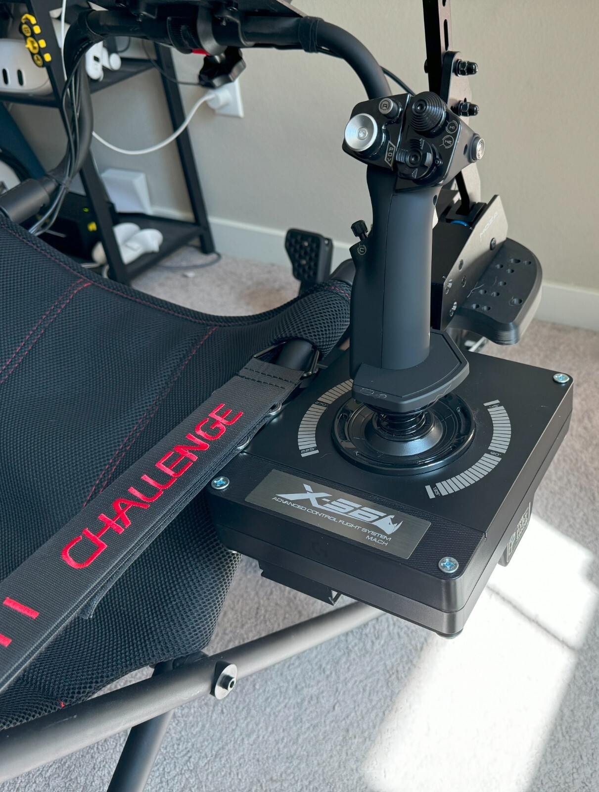 HOTAS Mounting Bracket for Playseat Challenge or Challenge X Logitech
