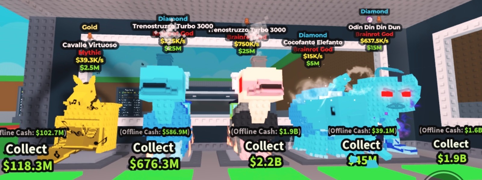Steal a Brainrot GODS AND SECRETS ✅ FAST DELIVERY ✅ RAINBOWS ✅ DIAMONDS✅
