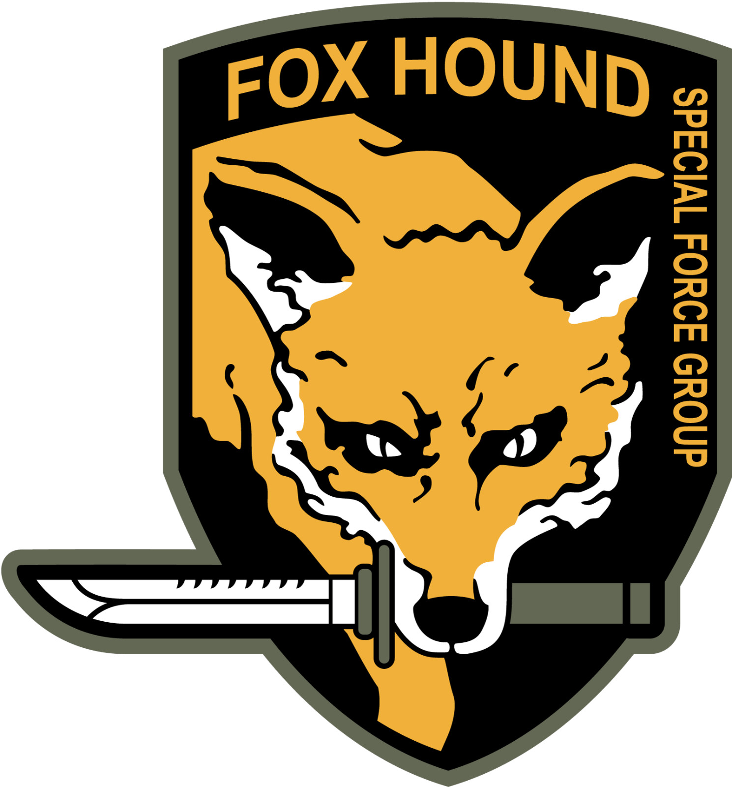 Metal Gear Solid Fox Hound Special Forces sticker decal
