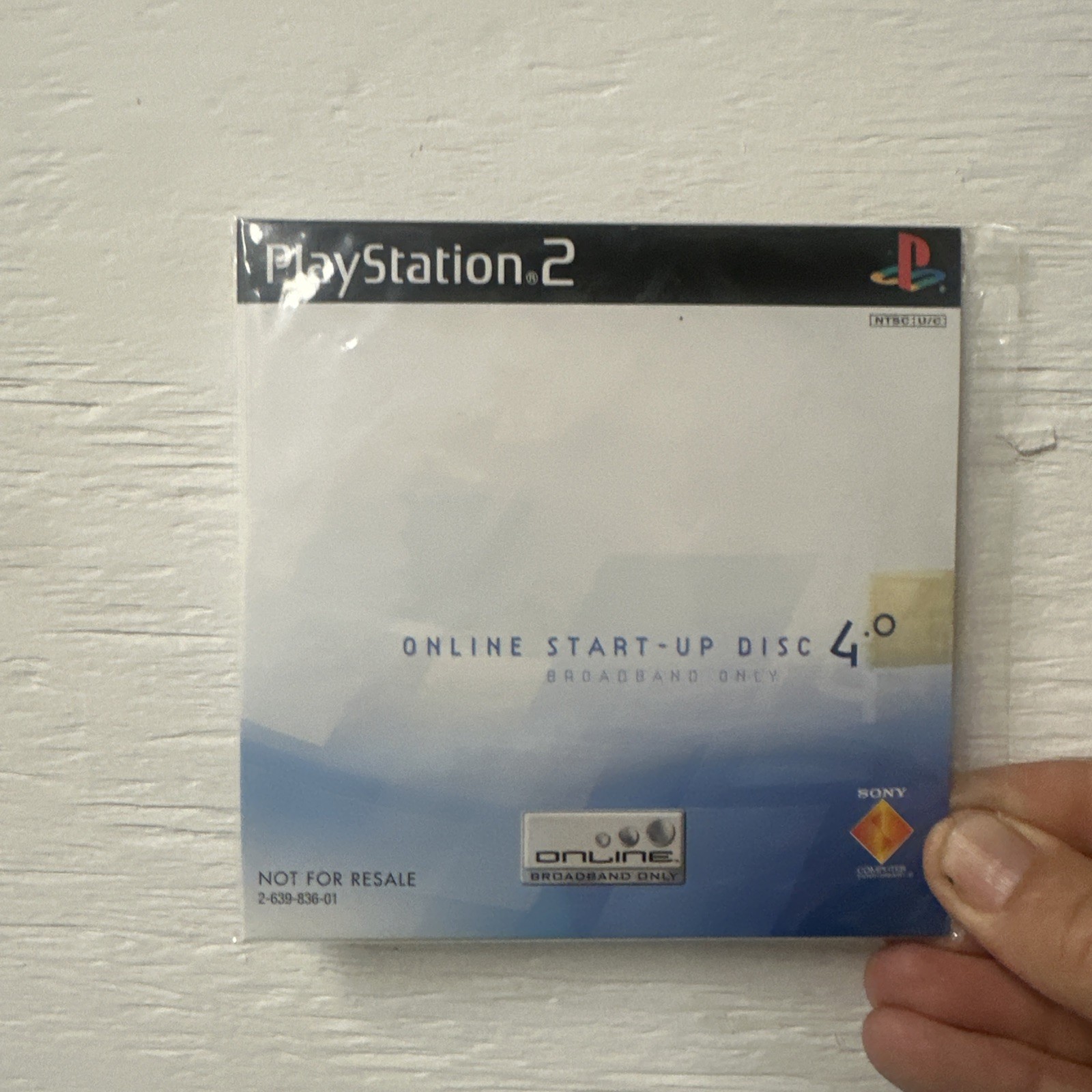 Online Start Up Disc 4.0 for Sony Playstation 2 PS2 *BRAND NEW SEALED*