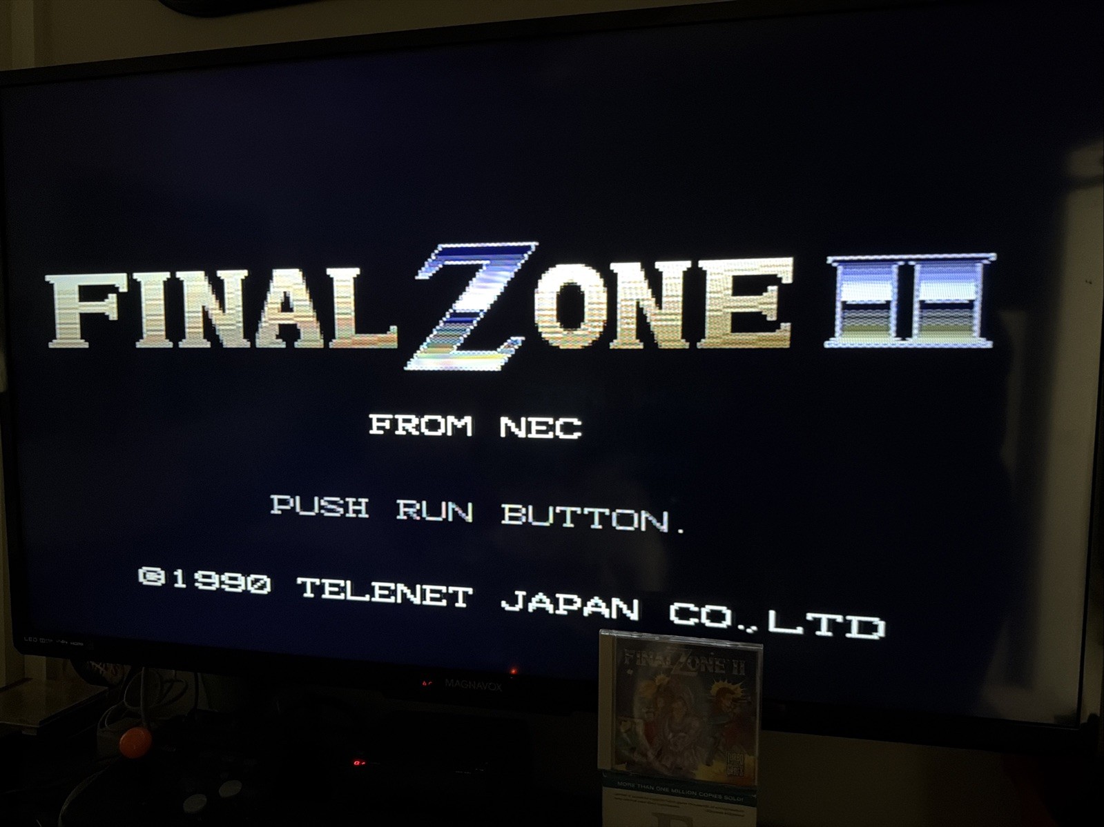 Final Zone II TurboGrafx-16 CD PC Engine Tested Complete CIB
