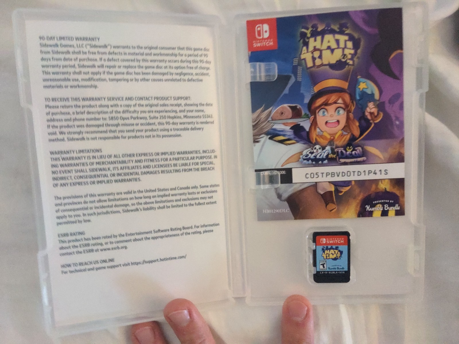 A Hat In Time – Nintendo Switch – with Case