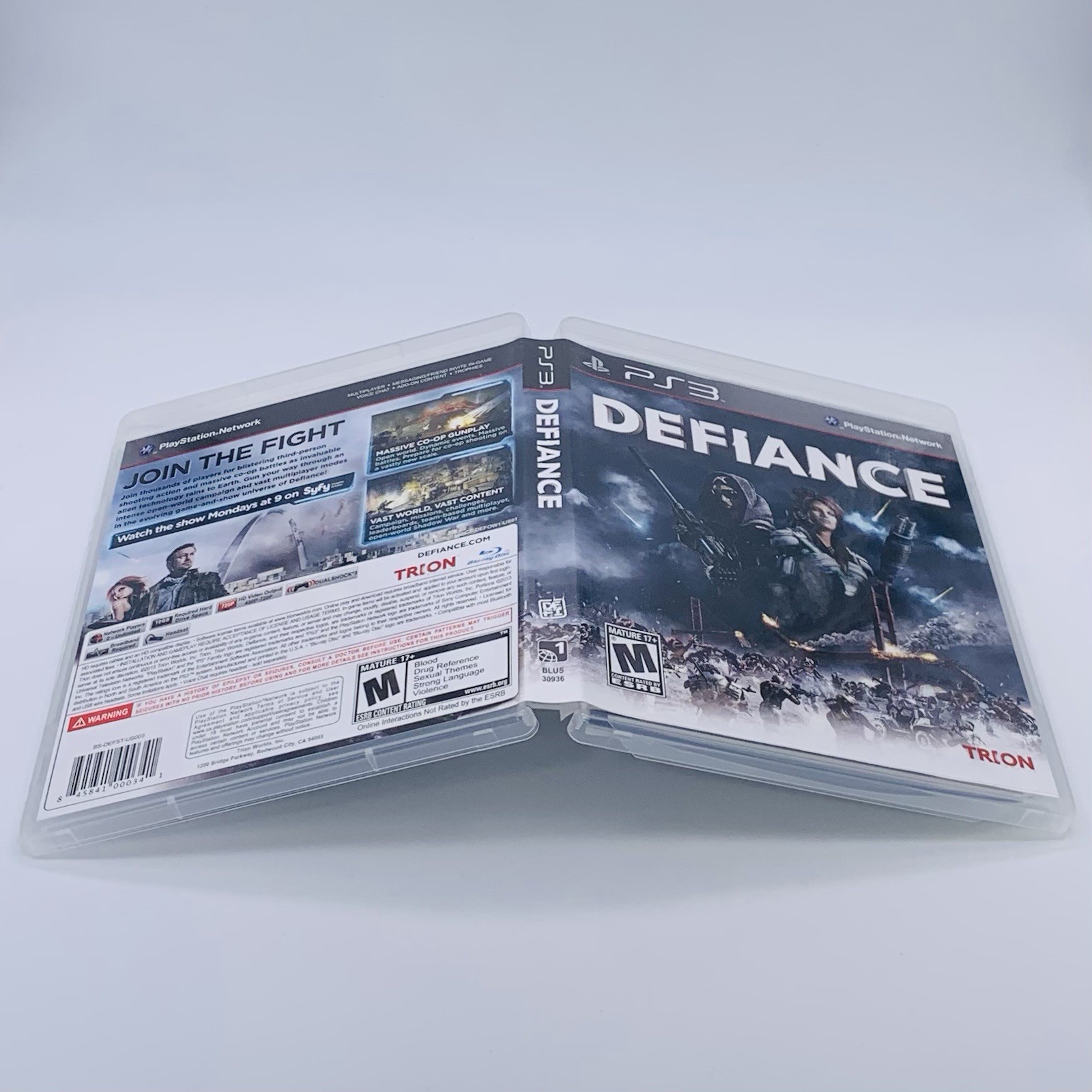Defiance Sony PS3, 2013 Trion – Complete w/ Manual 2 Cards & Stickers CIB Tested