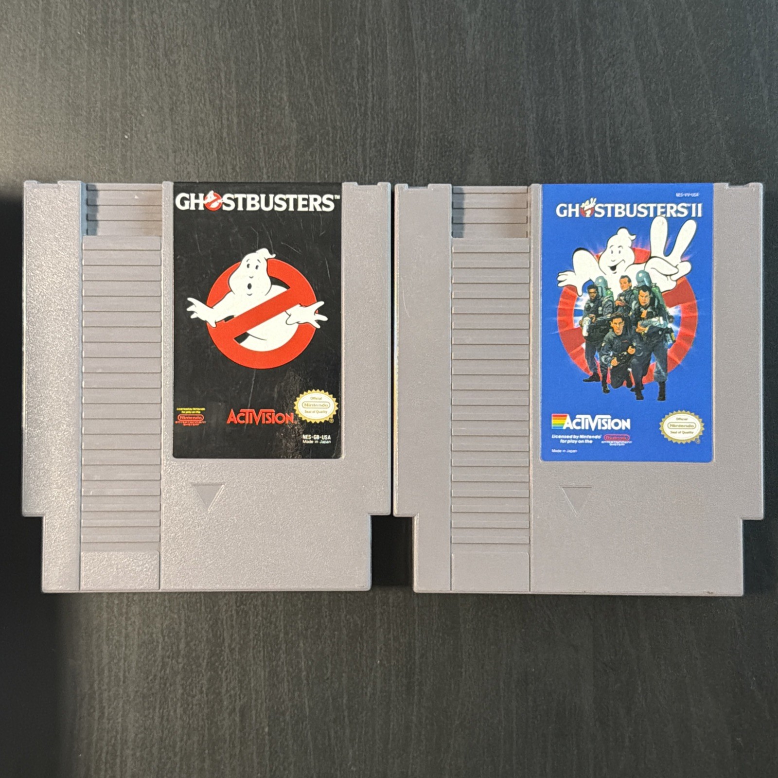 Ghostbusters & Ghostbusters 2 LOT NES Nintendo Retro – Tested & Working!