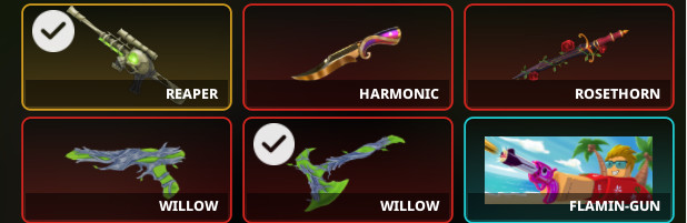 murderers vs sheriffs duels, GREEN WILLOW SET PLUS REAPER SNIPER