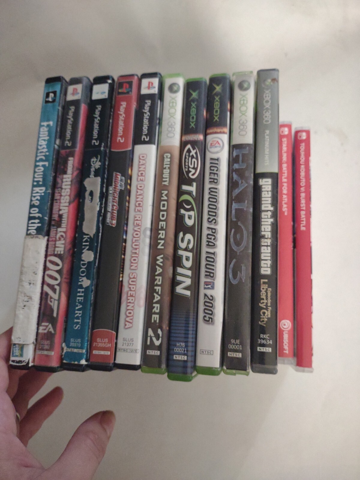 Lot of 12 Multi Platform Empty Game Cases, Manuals, Case Art. Wholesale PS2 Xbox