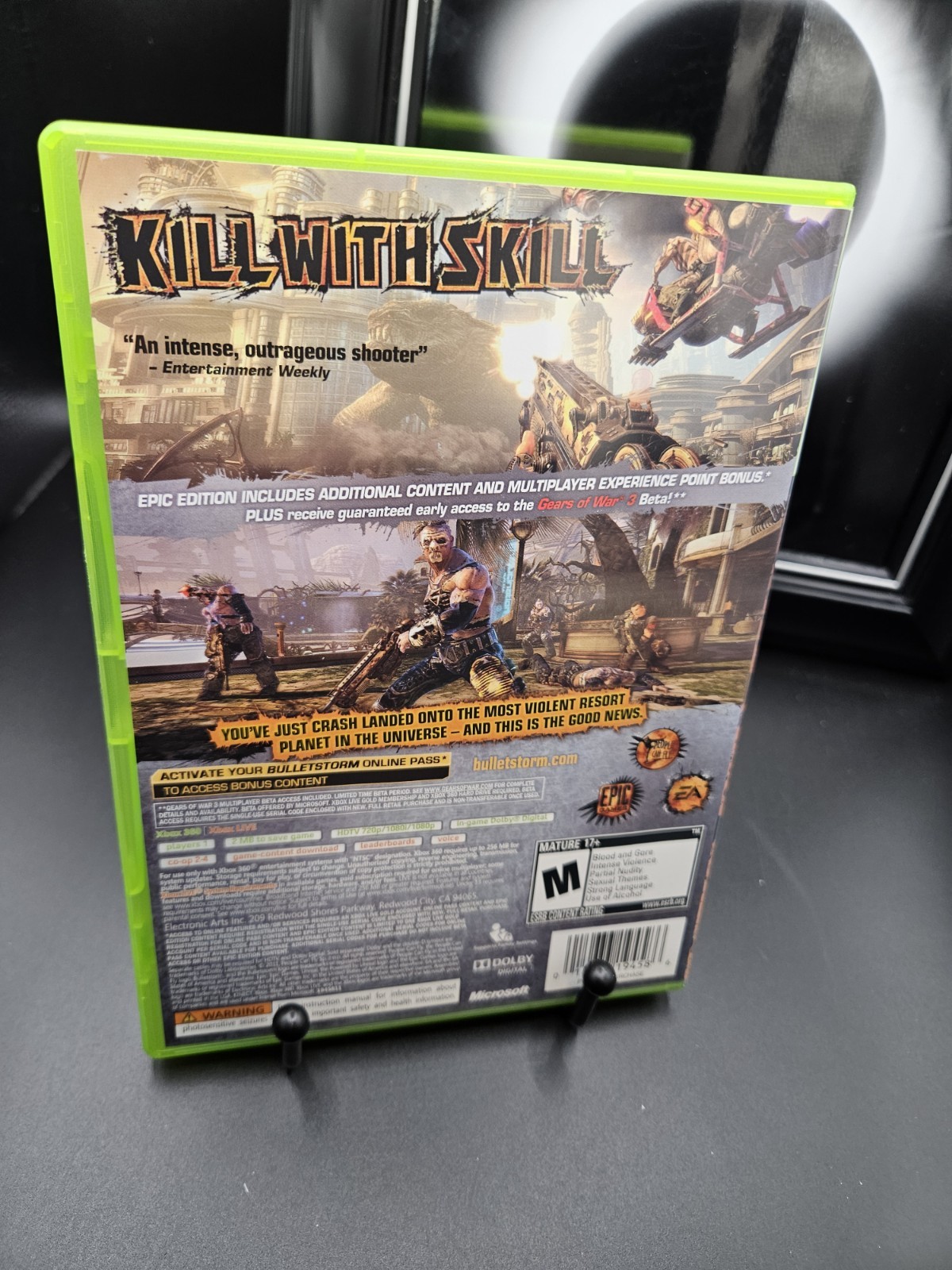 Bulletstorm Epic Edition / Microsoft Xbox 360 / CIB / Clean / Tested / Read