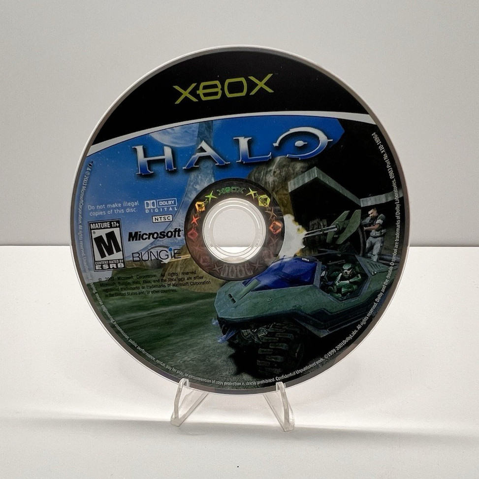 Microsoft Halo Xbox NTSC-U/C (M – Mature) Game Disc Only (Loose) tested!