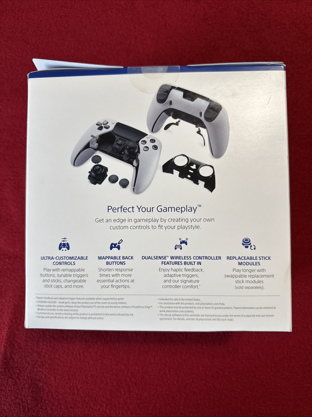 Sony PlayStation 5 DualSense Edge Wireless Controller – White- 1000035016