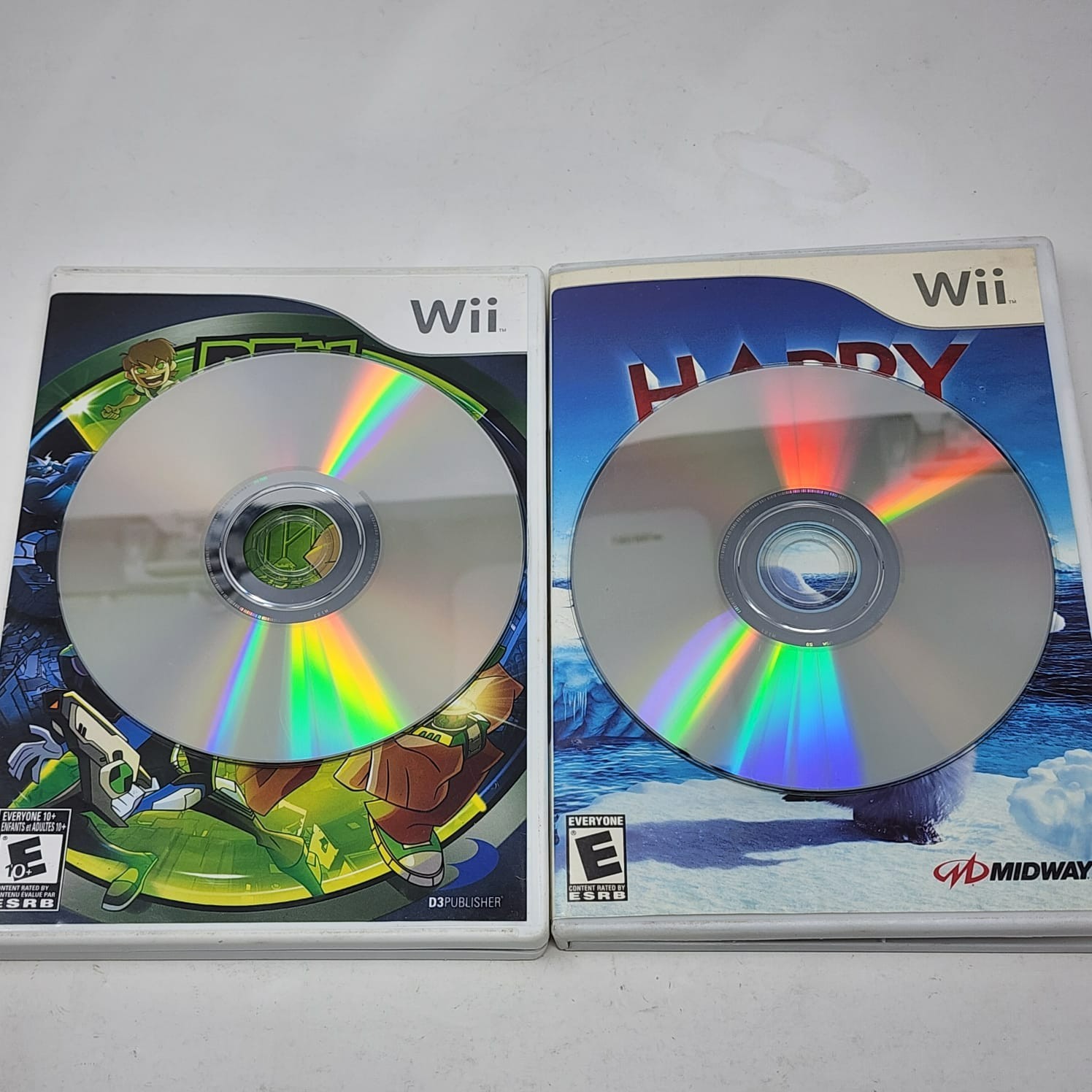 White Nintendo Wii + OEM Wii-Mote & Nunchuck + 2 Games – Tested