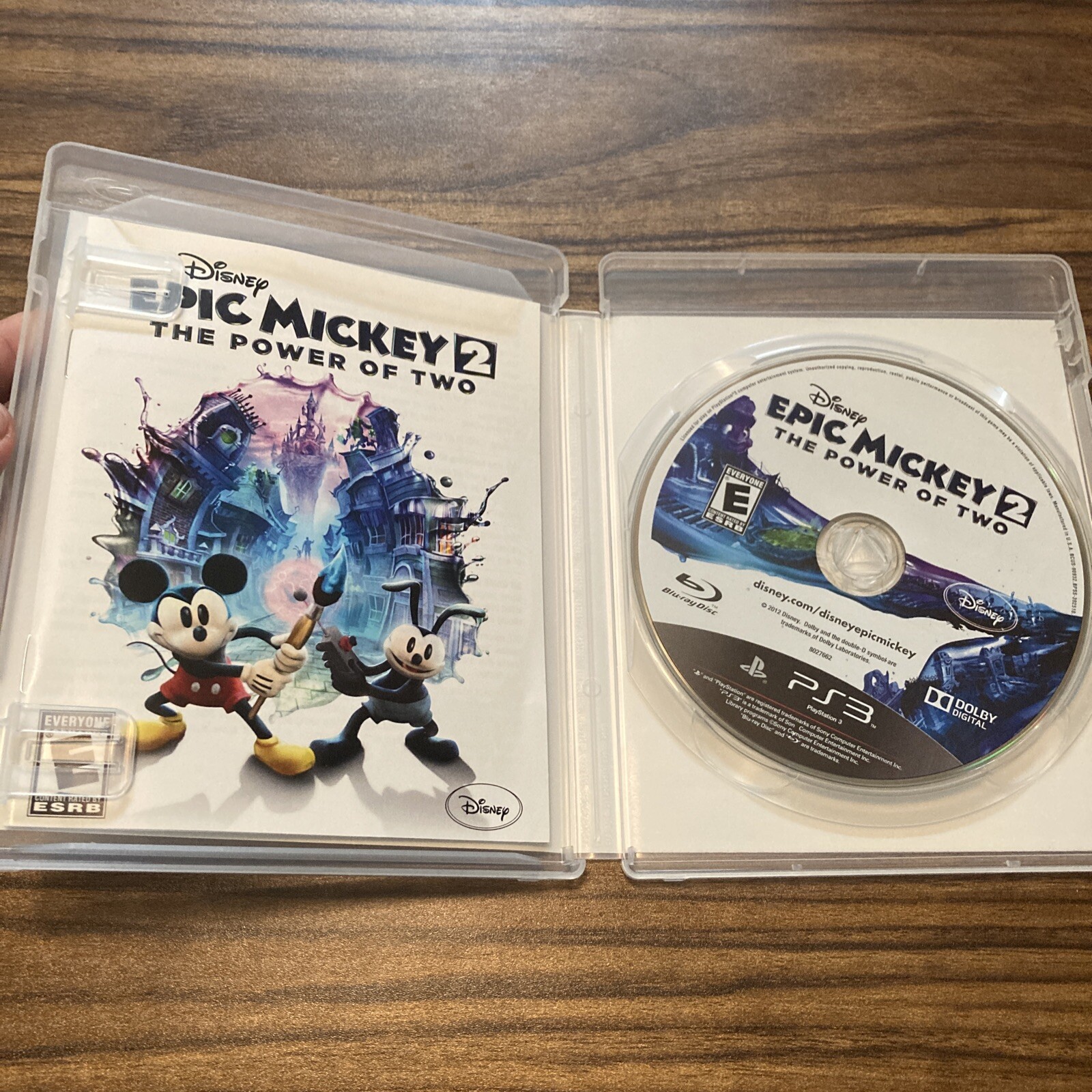 PS3 DISNEY EPIC MICKEY 2 THE POWER OF TWO Not For Resale Edition