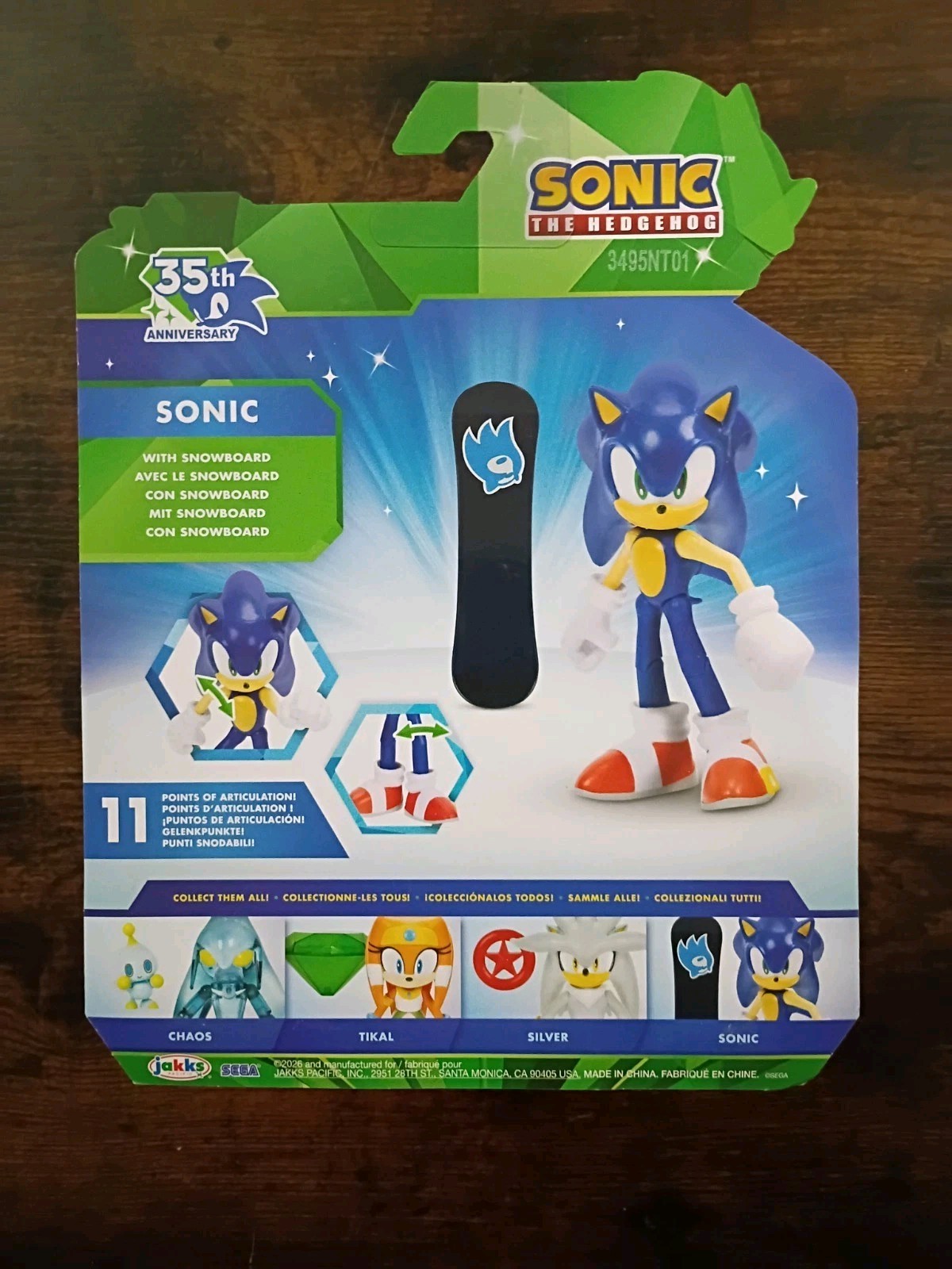 6-PK SONIC the HEDGEHOG 4″ Lot Tails Classic Modern Metal 35th Jakks SEGA