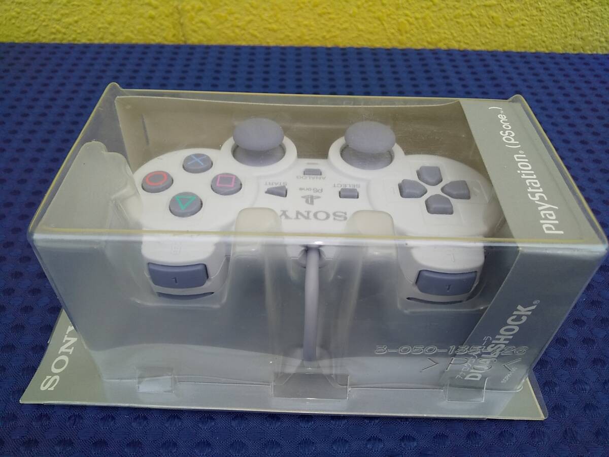 Sony PS One Controller Dualshock Light Gray SCPH-110 PlayStation PS1 PS2 JP NOS