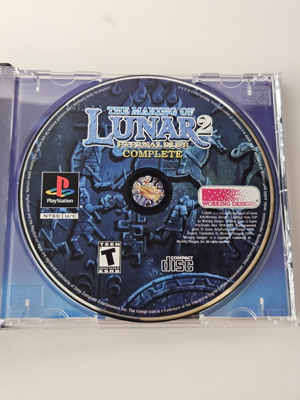 Lunar 2: Eternal Blue Complete (PlayStation 1, 2000) CIB Complete In Box