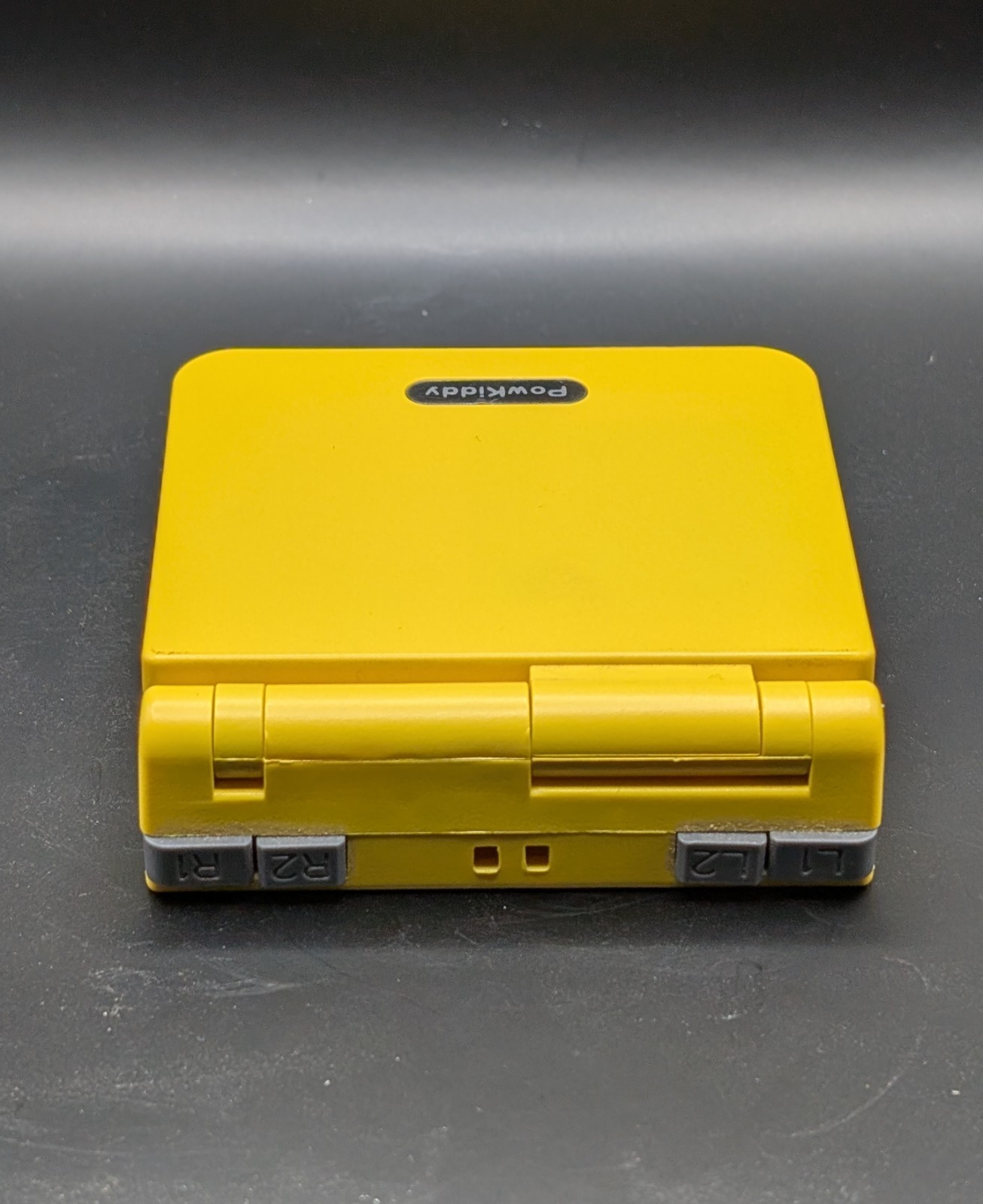 Yellow Powkiddy V90 – w/ 64 GB San Disc SD – Flashed with Miyoo Custom Firmware