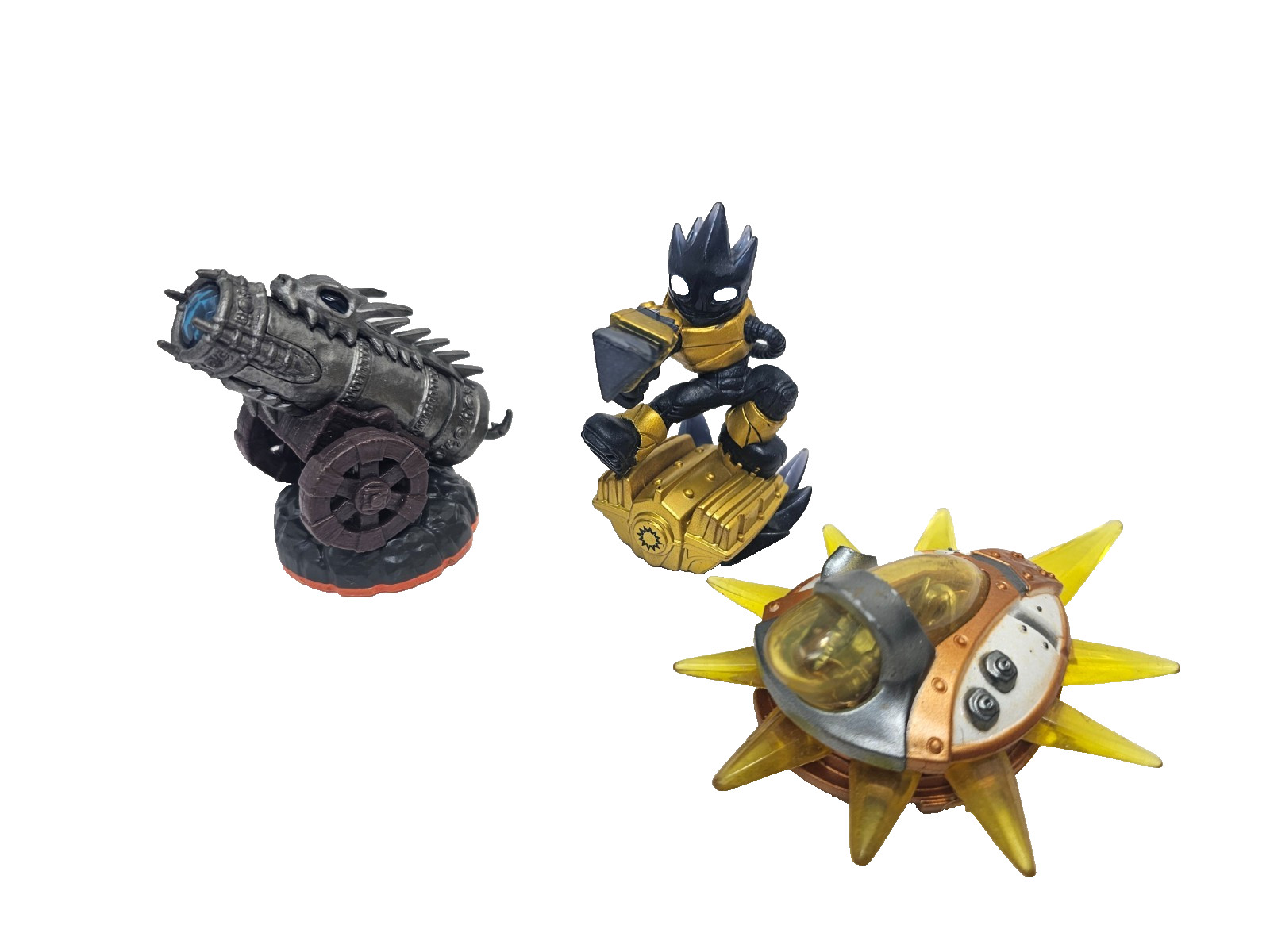 Skylanders SuperChargers Legendary Astroblast Sun Runner Dragonfire Cannon Lot