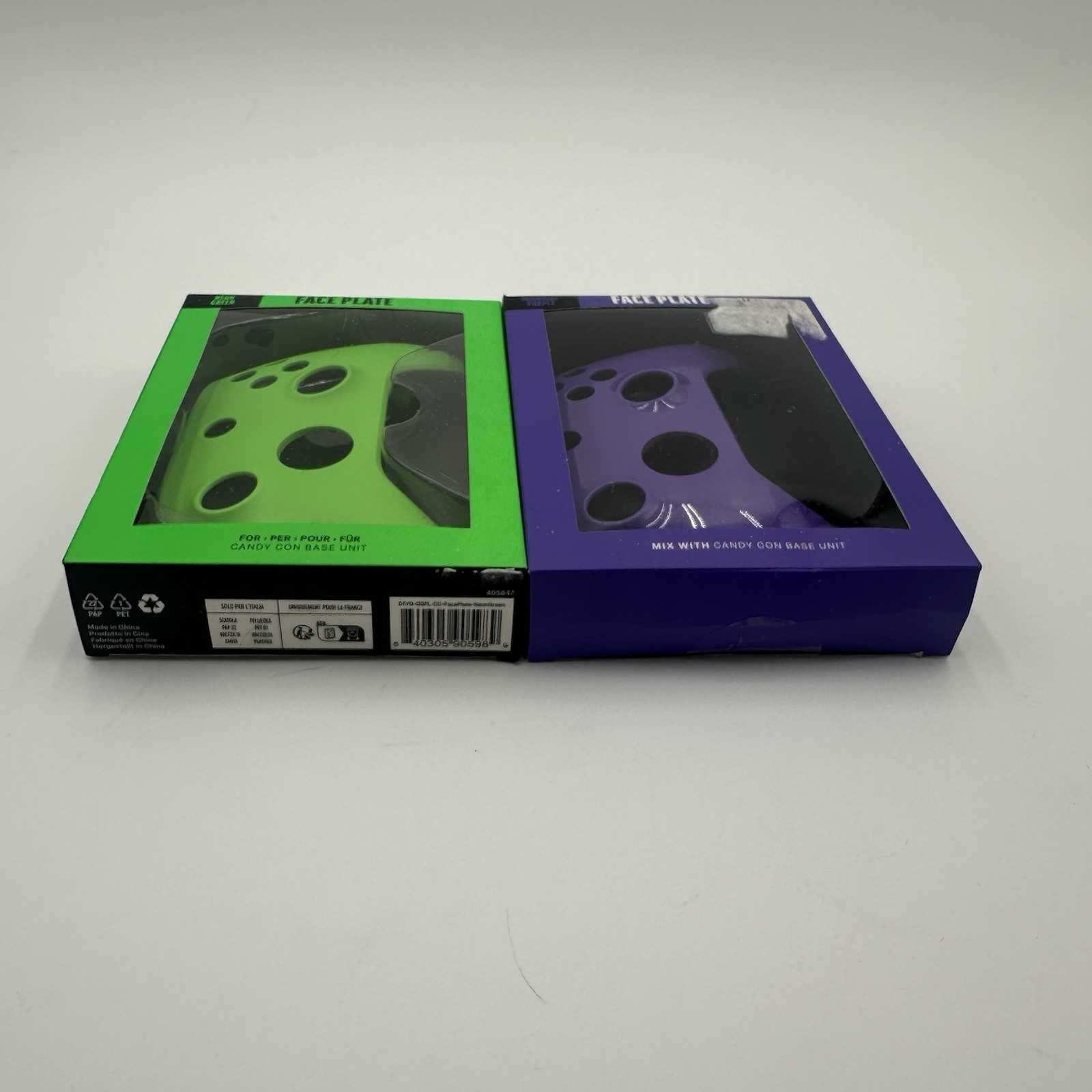 Candy Con Midnight Purple & Neon Green Face Plate GameStop Exclusive New