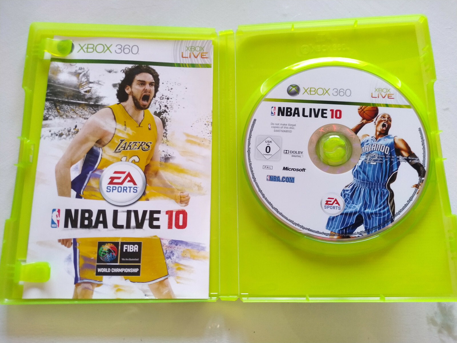 NBA Live 10 EA SPORTS Pau Gasol – Game For Xbox 360 Edition Spain PAL