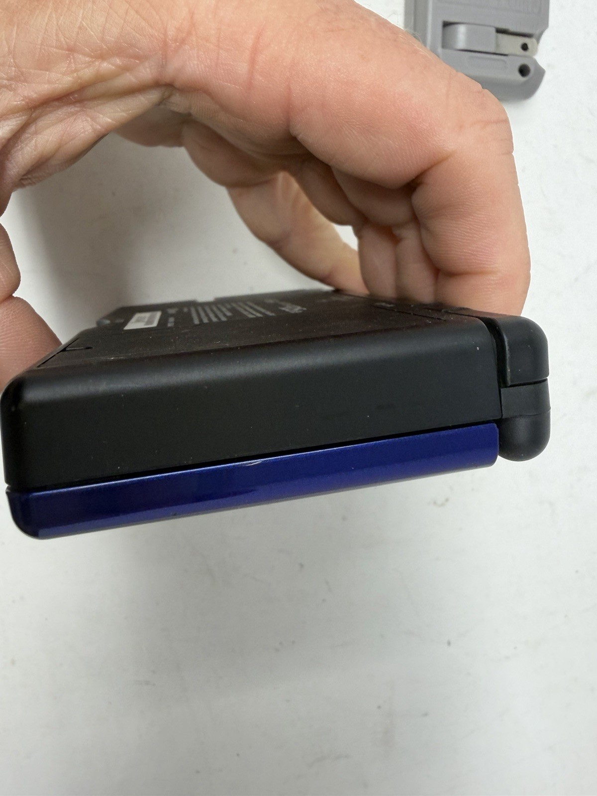 Nintendo DS Lite USG-001 Cobalt Blue Black Handheld Working W/ Charger & Charger