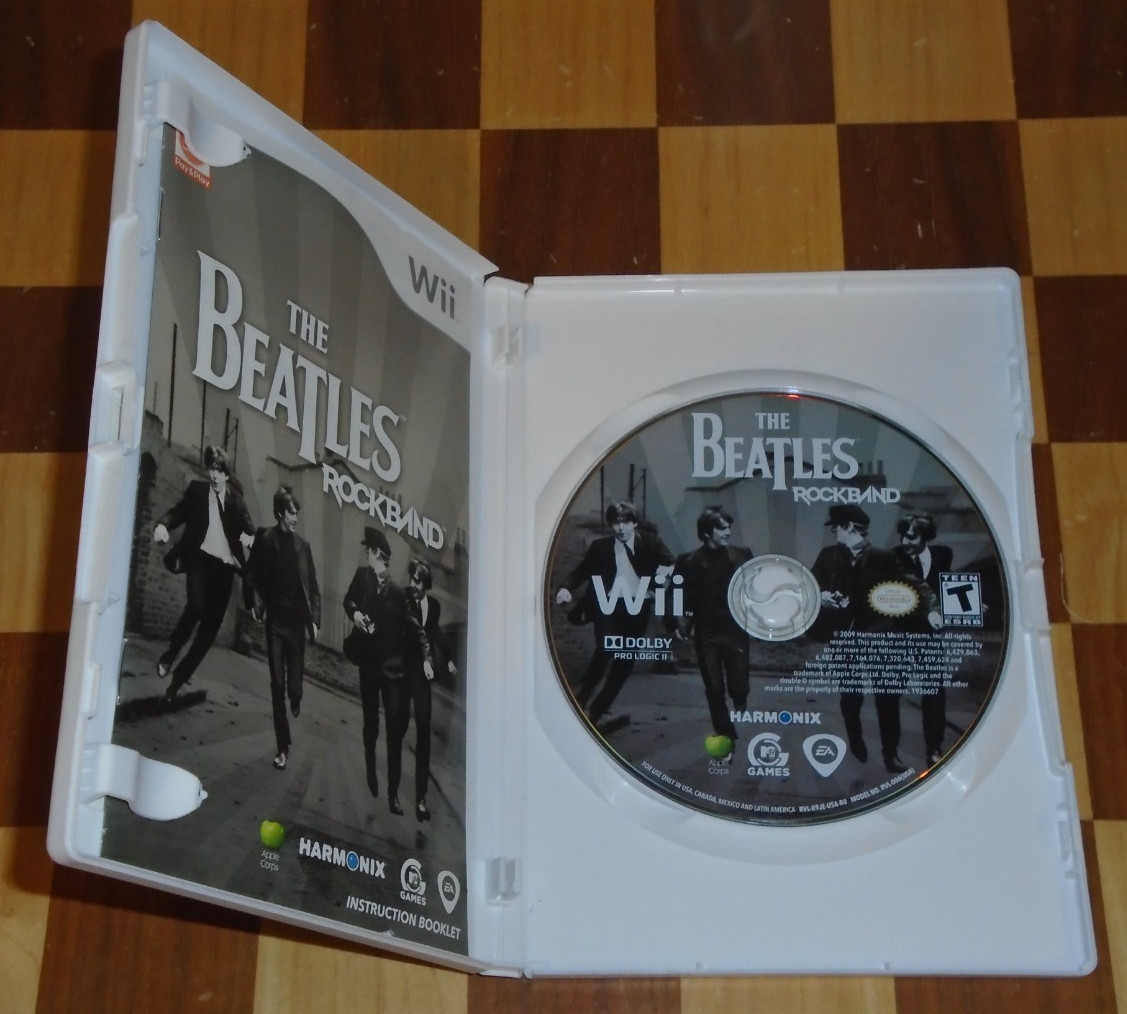 8x Nintendo Wii game: Beatles, Tintin, Barbie, Star Wars, Alvin, Disney Princess
