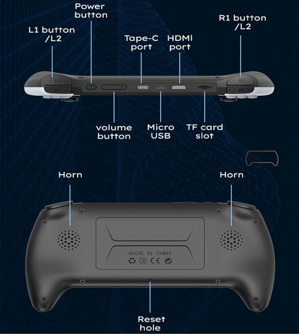 Project X 4.3 inch HD Portable Handheld Game Console Built in 20000 Games