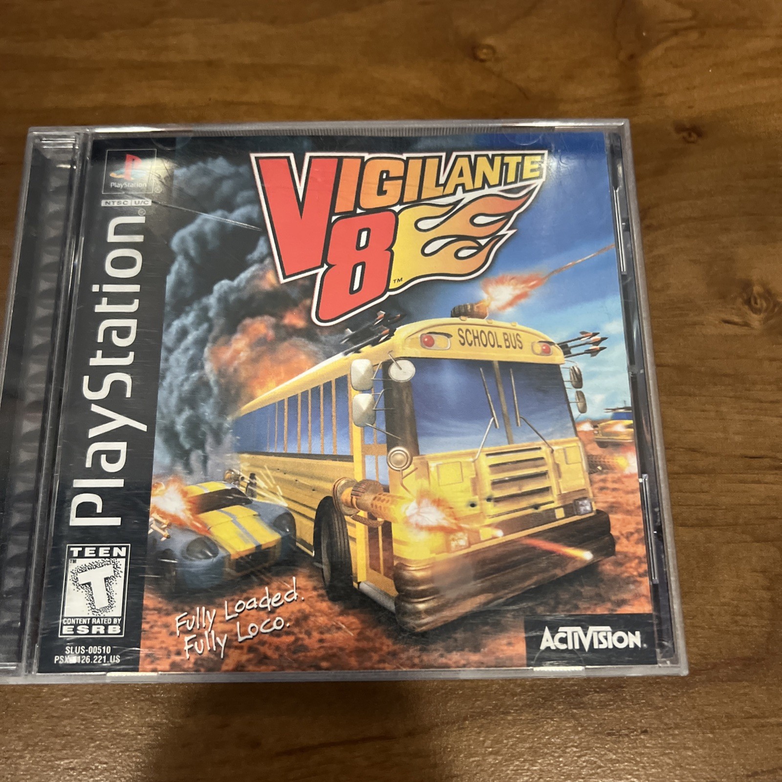 Vigilante 8 (Sony PlayStation 1 1998) PS1 Complete Vehicular Combat 1-2-P