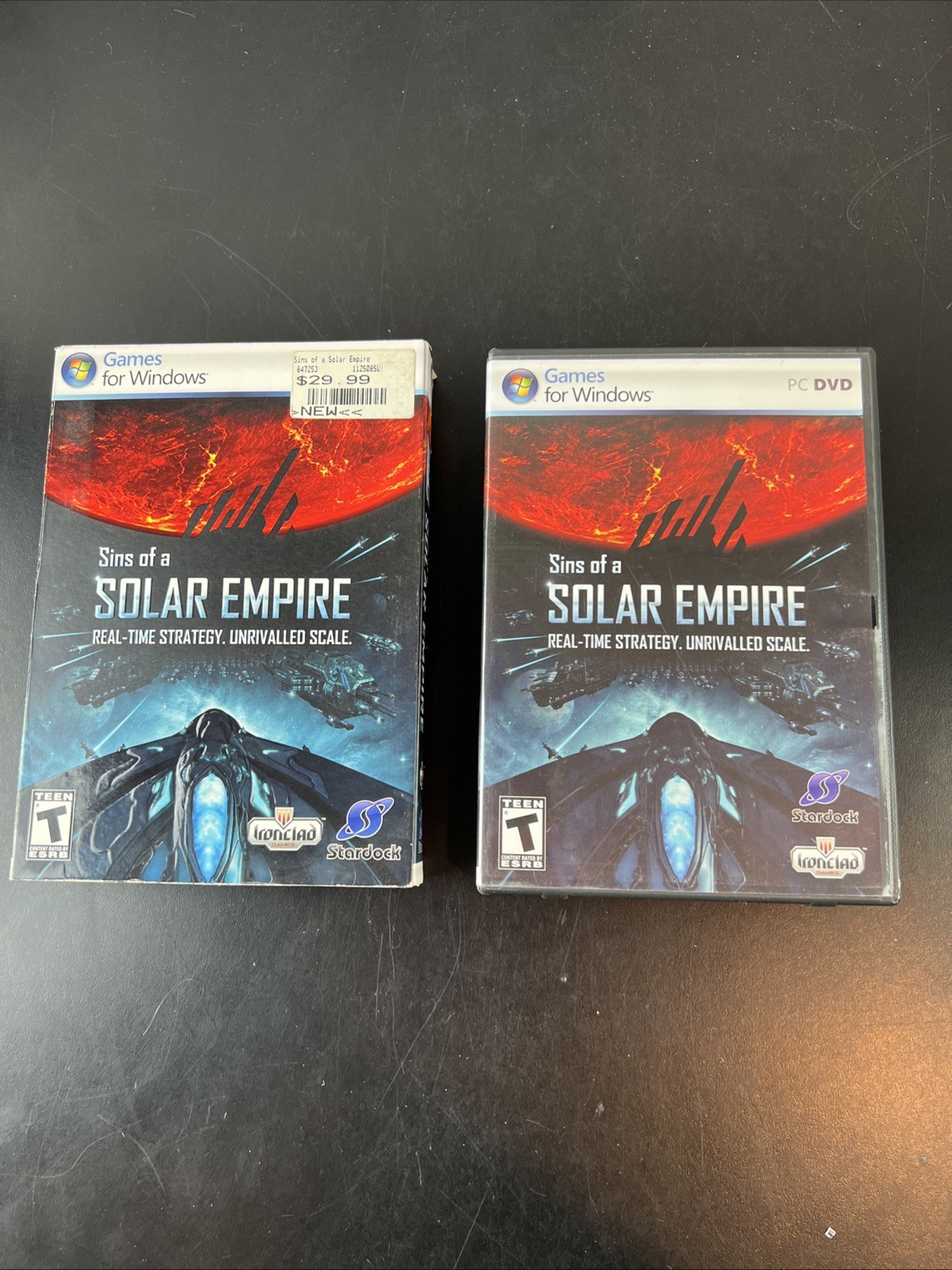 Sins Of A Solar Empire (PC Game 2008) Complete with manual and slipcover.
