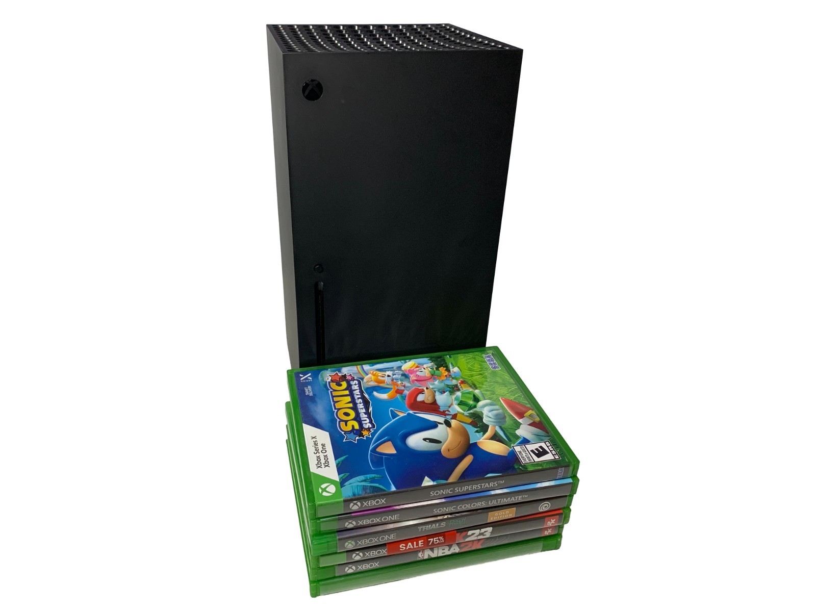 Microsoft Xbox Series X 1TB SSD Home Console Black AND 6 GAMES Very Good