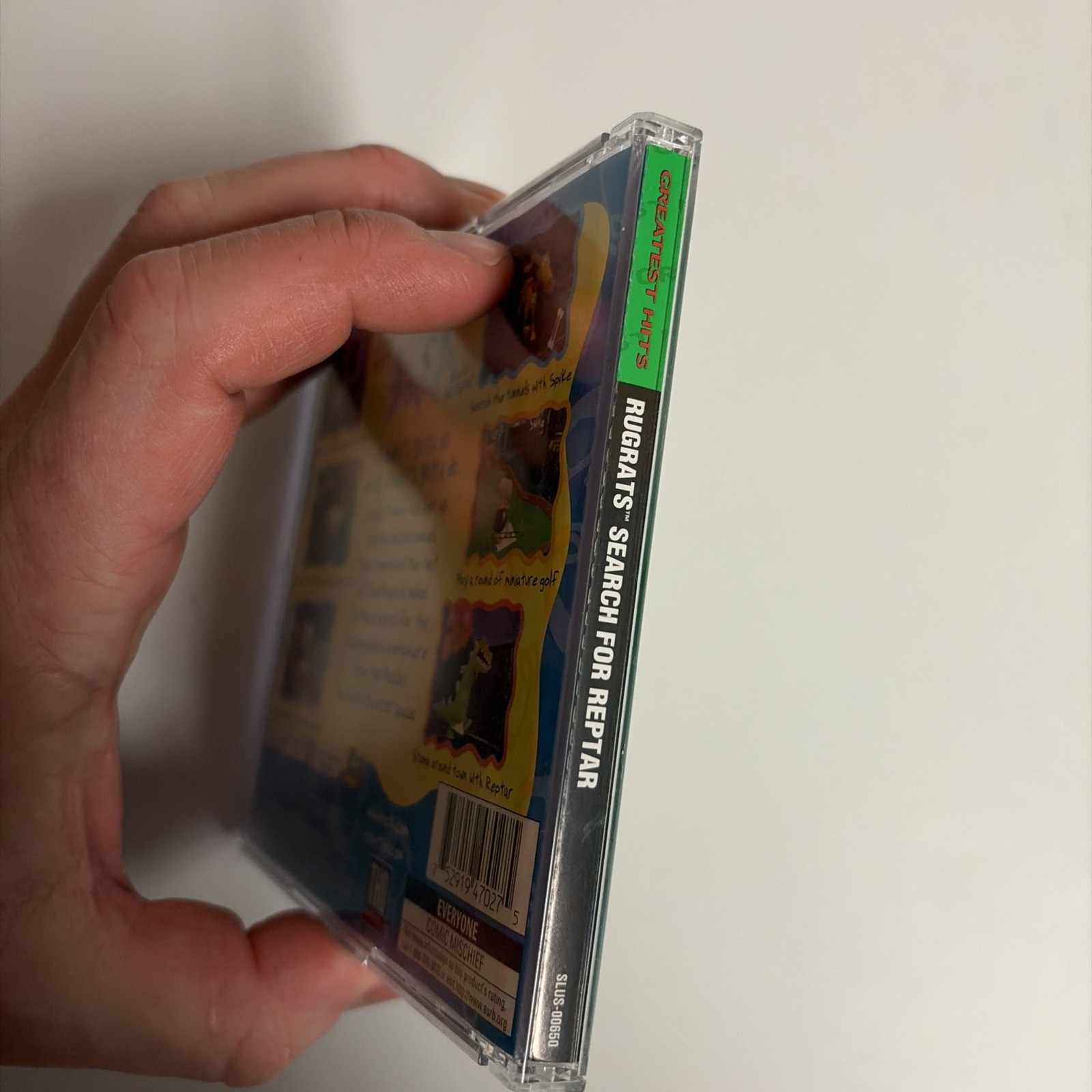 Rugrats: Search for Reptar (Sony PlayStation 1, 1998) Complete CIB + Resurfaced