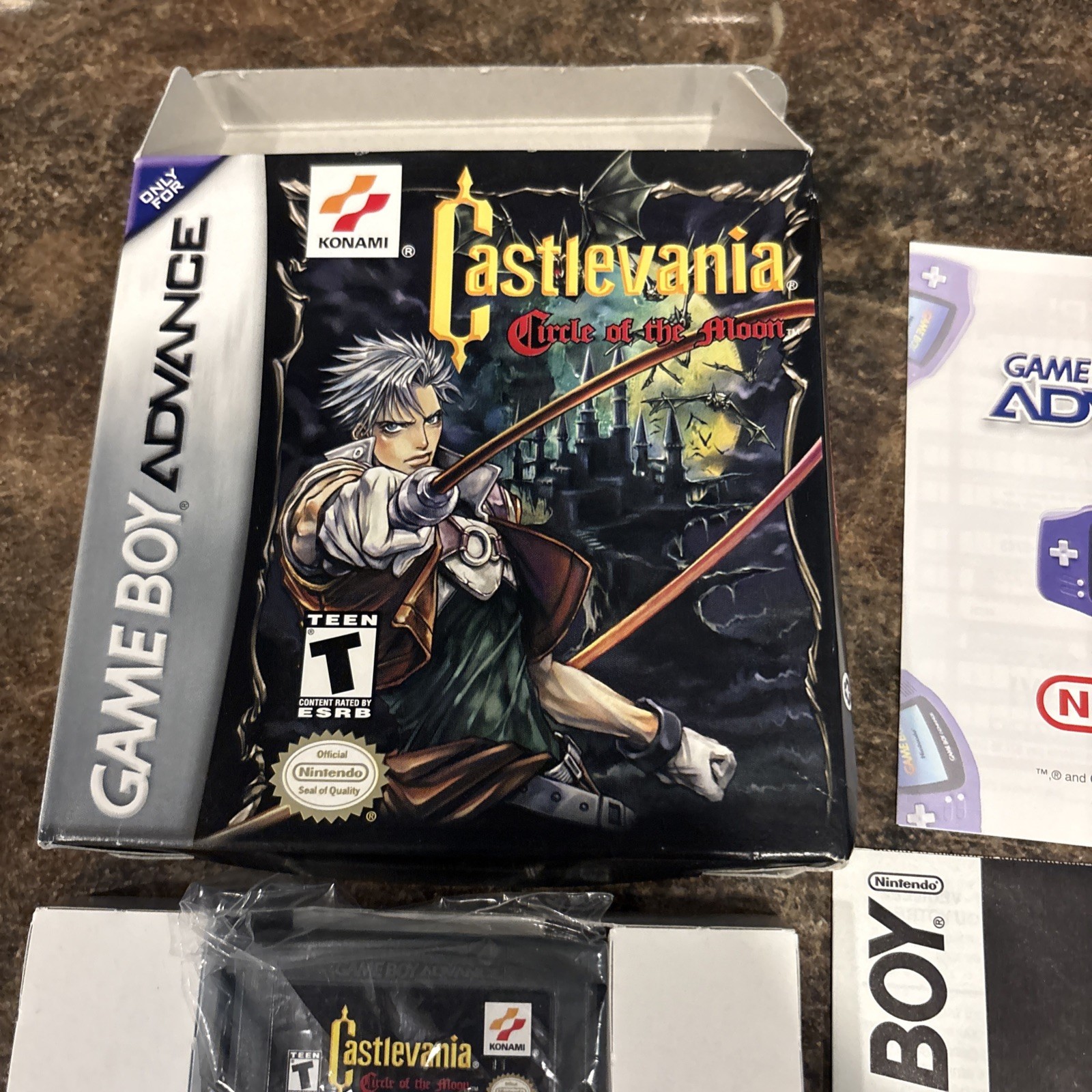 Castlevania: Circle of the Moon (GameBoy Advance/GBA/SP/DS) CIB COMPLETE IN BOX