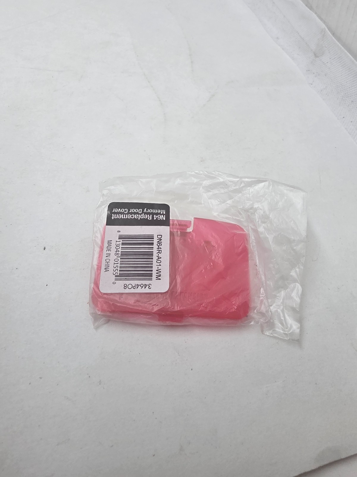 NEW Clear Red Memory Expansion Jumper Pack Cover Lid for Nintendo 64 N64 #9B