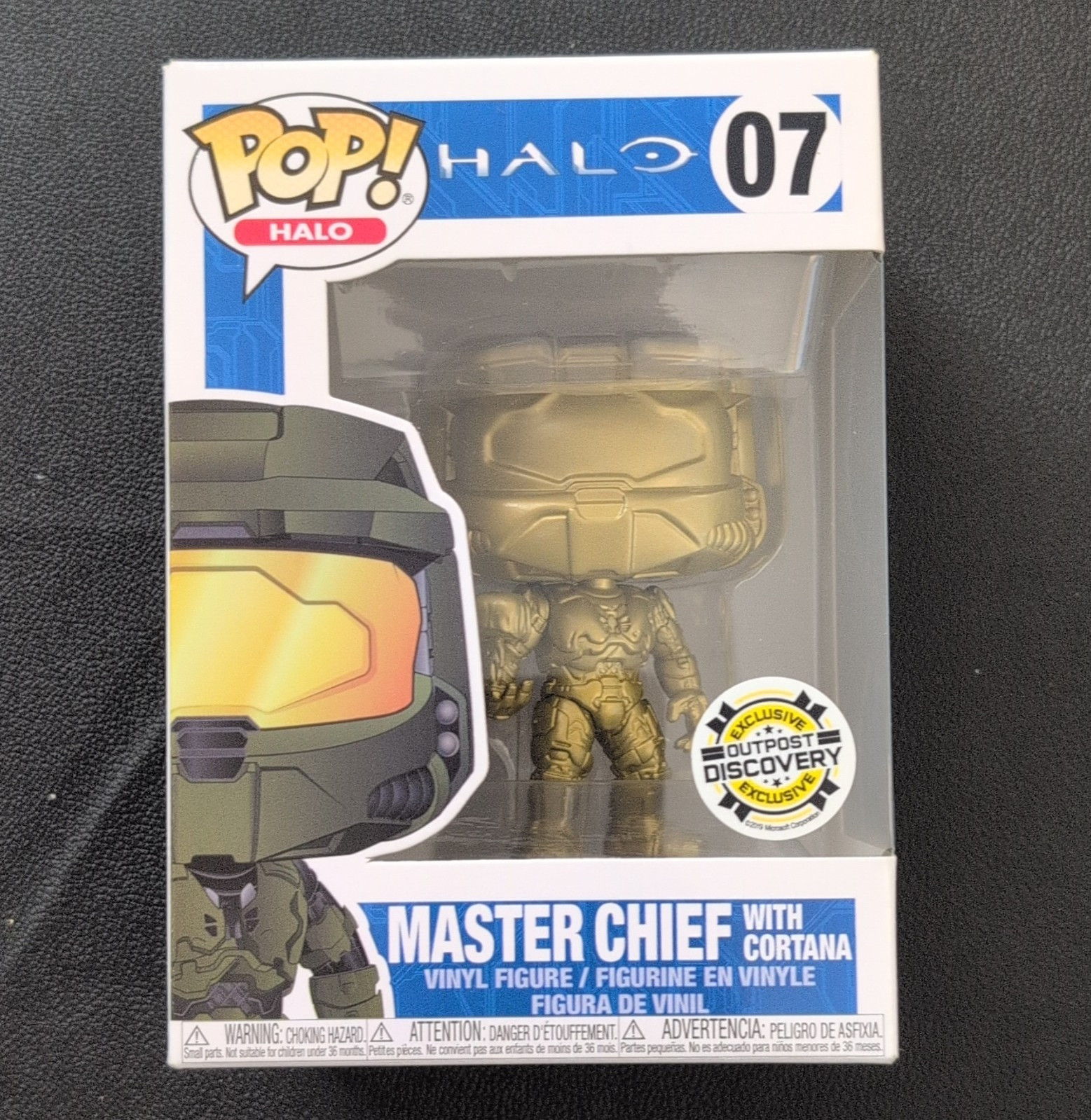 Funko Pop! Halo #07 GOLD Master Chief with Cortana Vinyl Figure Exclusive