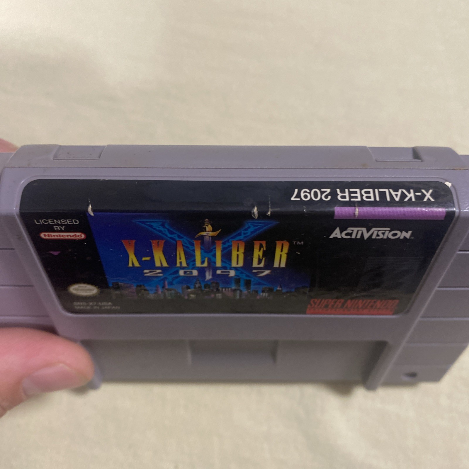 X-Kaliber 2097 Super Nintendo Entertainment System tested working