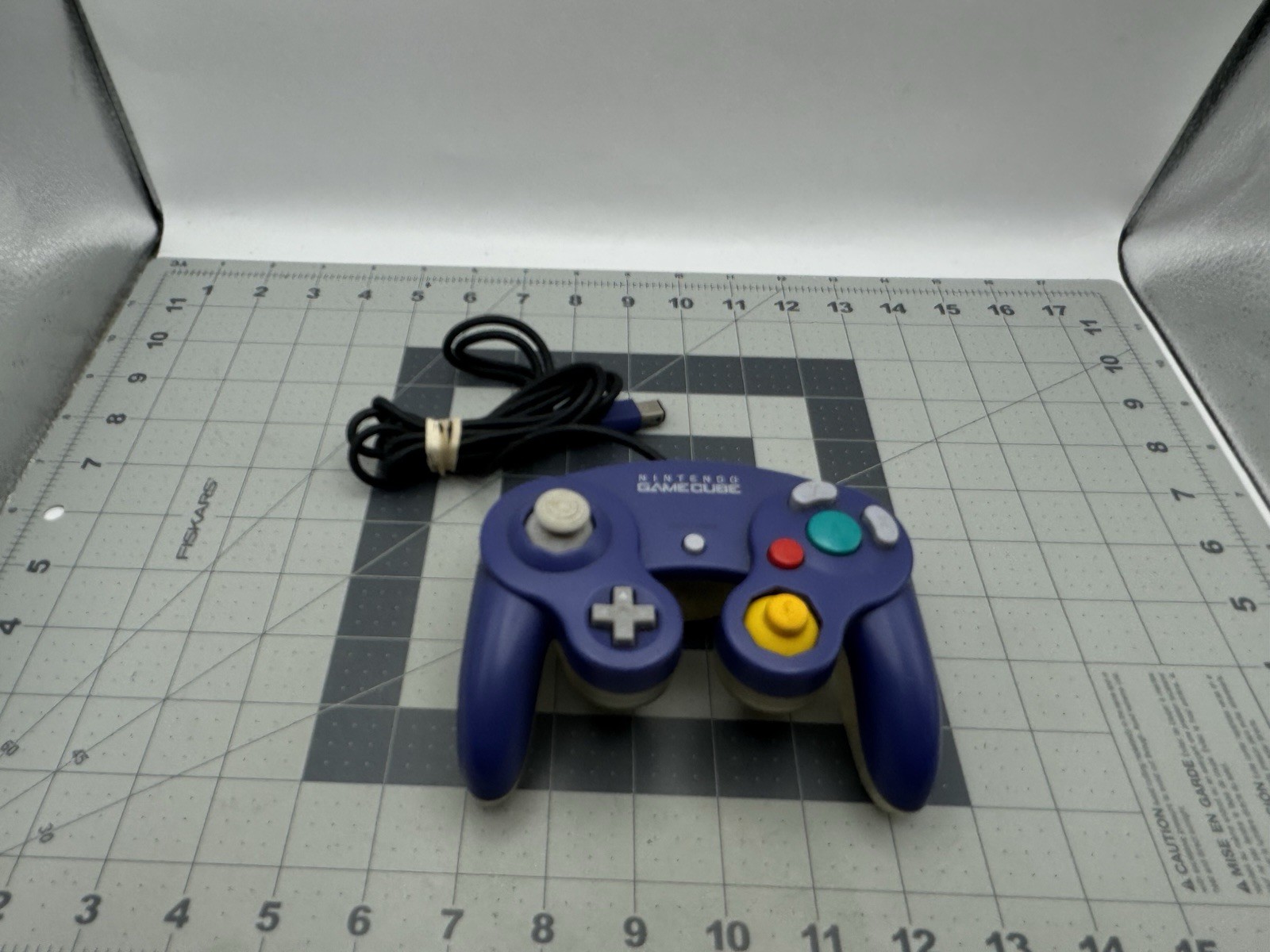 Nintendo GameCube Official Controller purple indigo & Clear Excellent Japan