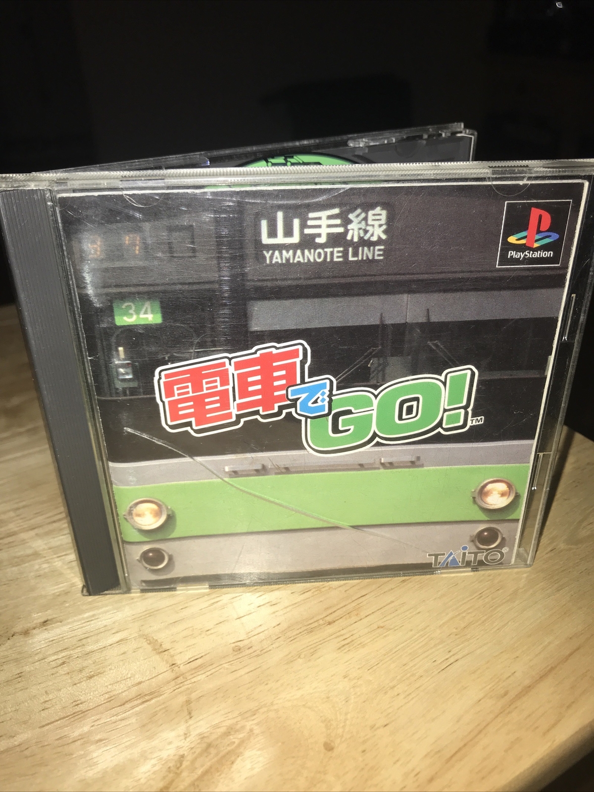 Densha De Go! Playstation Japan Import Cracks On Case , Booklet And Working Game