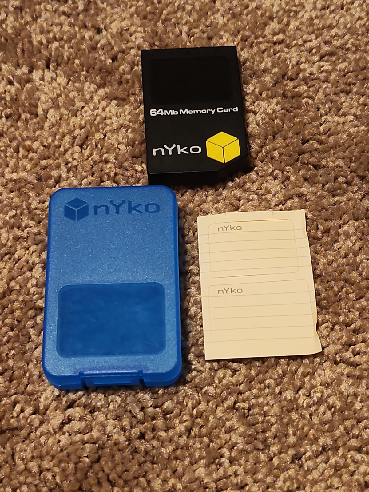 Nyko 64MB Gamecube Memory Card 81540-H08 Tested and Working