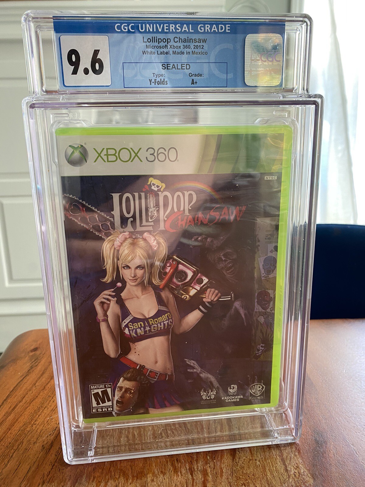 9.6 CGC! A+ Seal – Lollipop Chainsaw (Microsoft Xbox 360, 2012) – Rare, Mint